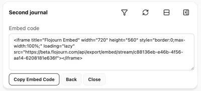 embed code to copy